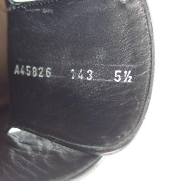 新品★(伊)ア・テストーニ SIZE 5.5【★モンクストラップ/黒】カーフ/メンズ/a.testoni★h065