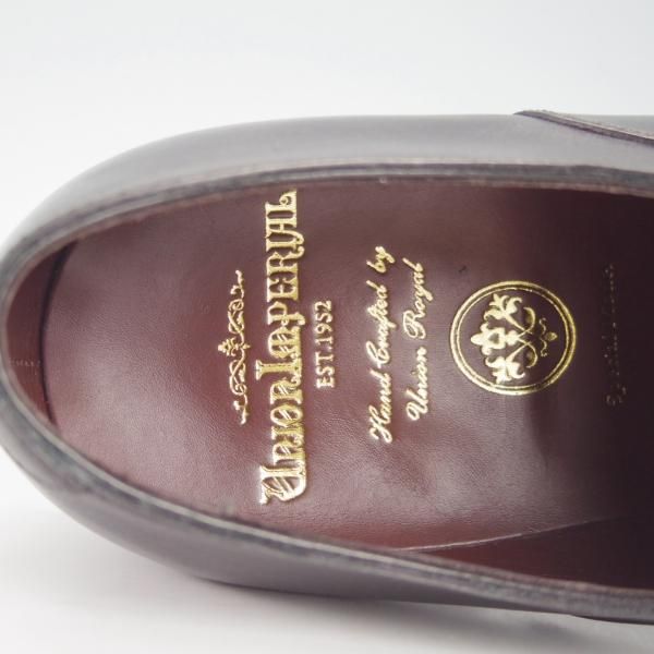 ほぼ試着程度★ユニオンインペリアル SIZE 7【定価￥42,900-★U1940/ストレートチップ】カーフ/黒/メンズ/Union Imperial★h066