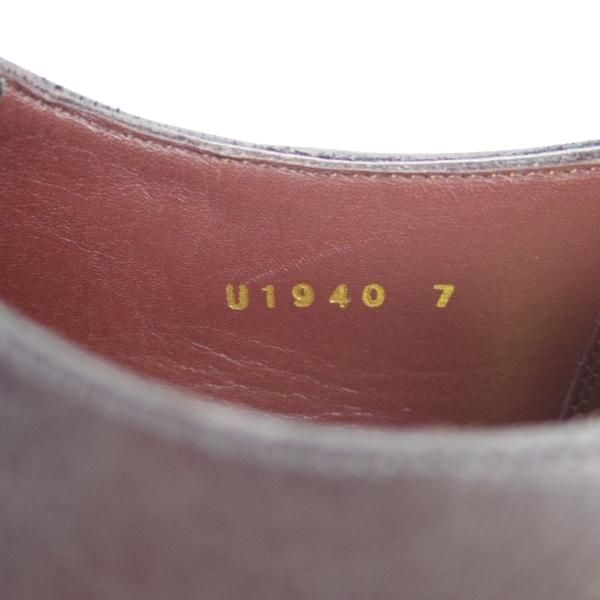 ほぼ試着程度★ユニオンインペリアル SIZE 7【定価￥42,900-★U1940/ストレートチップ】カーフ/黒/メンズ/Union Imperial★h066