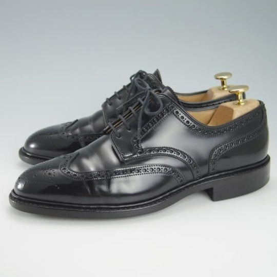 ★クロケット&ジョーンズ 7E【定価￥90,200-★ダイナイトソール/(米)TODD SNYDER別注】PEMBROKE/325ラスト/黒/Crockett&Jones★h069