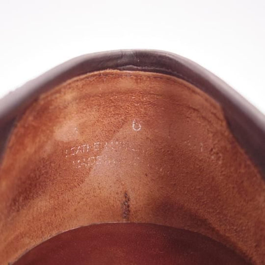 極上★クロケット&ジョーンズ 6E【★コインローファー/スエード】濃茶/メンズ/Crockett&Jones★h070