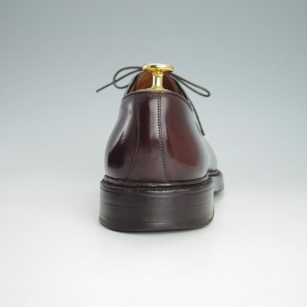 極上★クロケット&ジョーンズ 8EE【コードバン仕様★CARLISLE/240ラスト】プレーントゥ/バーガンディー/赤茶/Crockett&Jones★h079