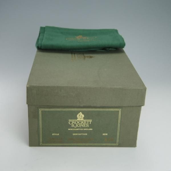 極上★クロケット&ジョーンズ 8EE【コードバン仕様★CARLISLE/240ラスト】プレーントゥ/バーガンディー/赤茶/Crockett&Jones★h079