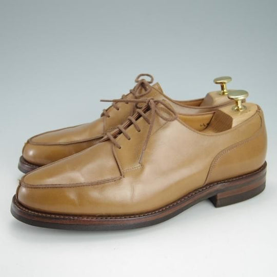 極美品★クロケット&ジョーンズ 6.5E【現行定価￥88,000-★ダイナイトソール仕様/モールトン/MORETON】薄茶/Crockett&Jones★h080