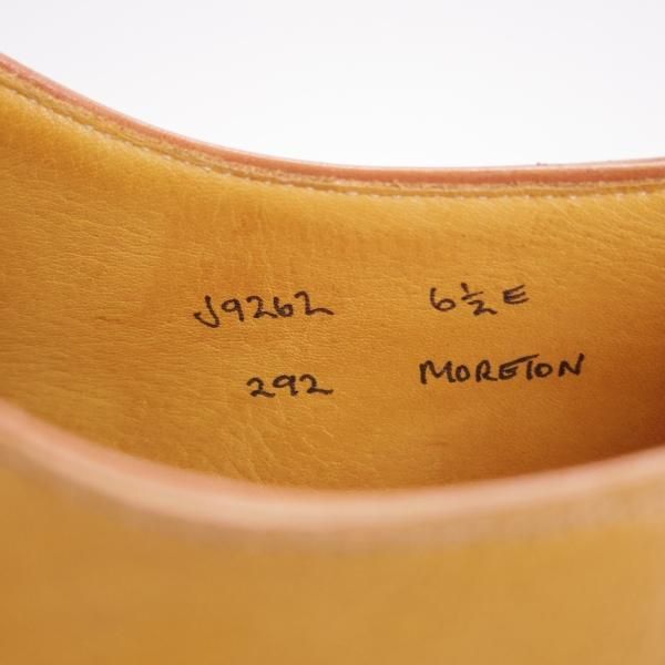 極美品★クロケット&ジョーンズ 6.5E【現行定価￥88,000-★ダイナイトソール仕様/モールトン/MORETON】薄茶/Crockett&Jones★h080