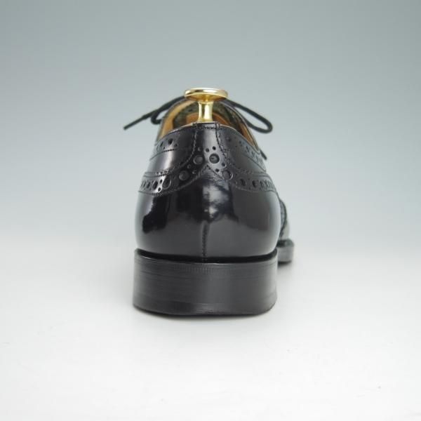 極上★チャーチ 80F/UK8【定価￥155,100-★BURWOOD/バーウッド】81ラスト/5都市ロゴ/ポリッシュドバインダーカーフ/黒/Church's★h082