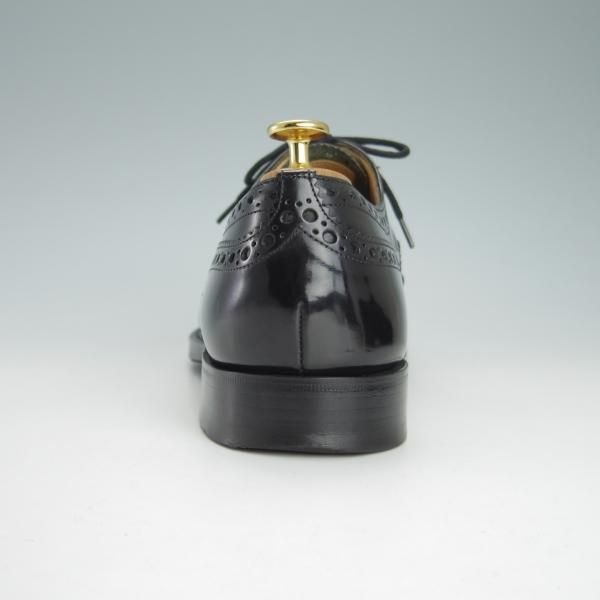 極上★チャーチ 80F/UK8【定価￥155,100-★BURWOOD/バーウッド】81ラスト/5都市ロゴ/ポリッシュドバインダーカーフ/黒/Church's★h082