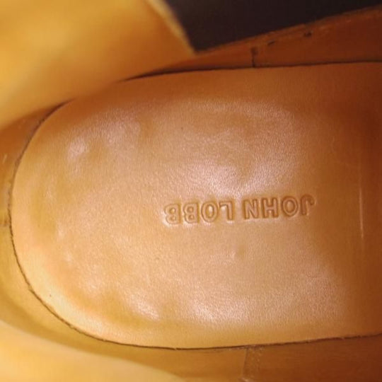 極上★ジョンロブ 7.5E【定価￥308,000-★ミュージアムカーフ/8695ラスト】LAWRY/サイドゴアブーツ/濃茶/メンズ/JOHN LOBB★h083