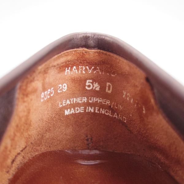 美品★クロケット&ジョーンズ 5.5D【★コインローファー/HARVARD】ハーバード/314ラスト/スエード/濃茶/メンズ/Crockett&Jones★h085