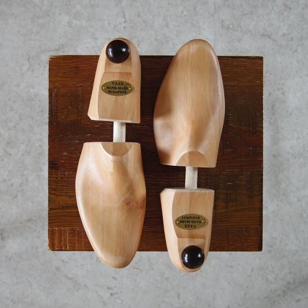 極上★(東欧)VASS/ヴァーシュ SIZE 41【貴重★純正シューツリー】木製シューキーパー/メンズ★h089