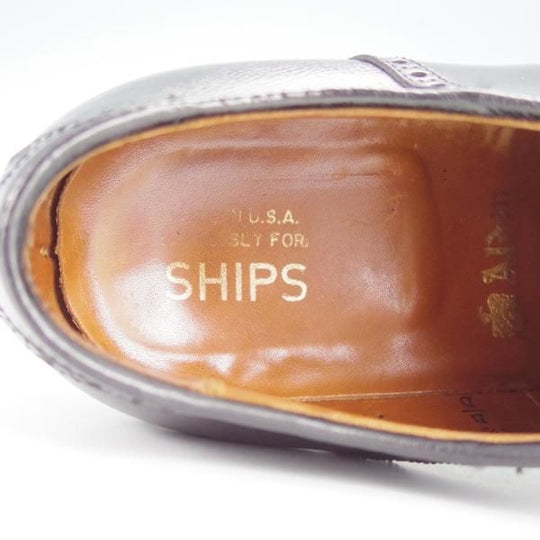極上★オールデン 6.5D【定価￥105,840-★コードバン×アルパインカーフ/SHIPS別注】99424/バリーラスト/サドルシューズ/黒/Alden★h095