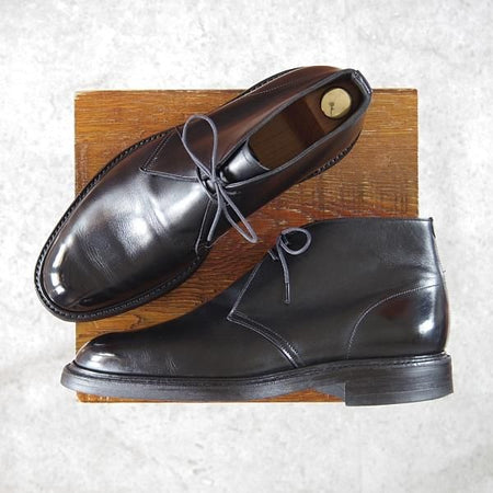 美品★(英)チーニー 6.5F【定価￥78,100-★ダイナイトソール仕様/CROWFIELD】1886ラスト/チャッカブーツ/カーフ/メンズ/CHEANEY★h096