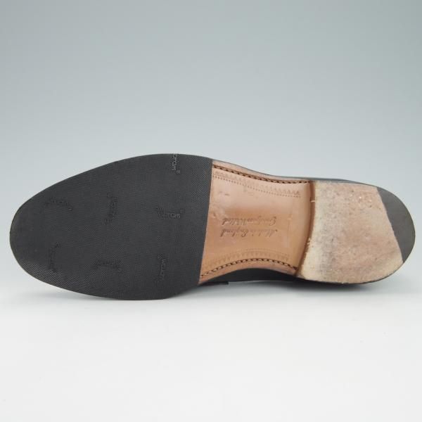 美品★(英)チーニー 6F【定価￥78,100-★HUDSON/ハドソン】5203ラスト/コインローファー/カーフ/黒/メンズ/CHEANEY★h097