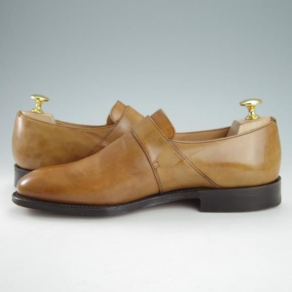 美品★チャーチ 60F/UK6【貴重★73ラスト/SYDNEY/シドニー】モンクストラップ/4都市ロゴ/カーフ/薄茶/メンズ/Church's★h098