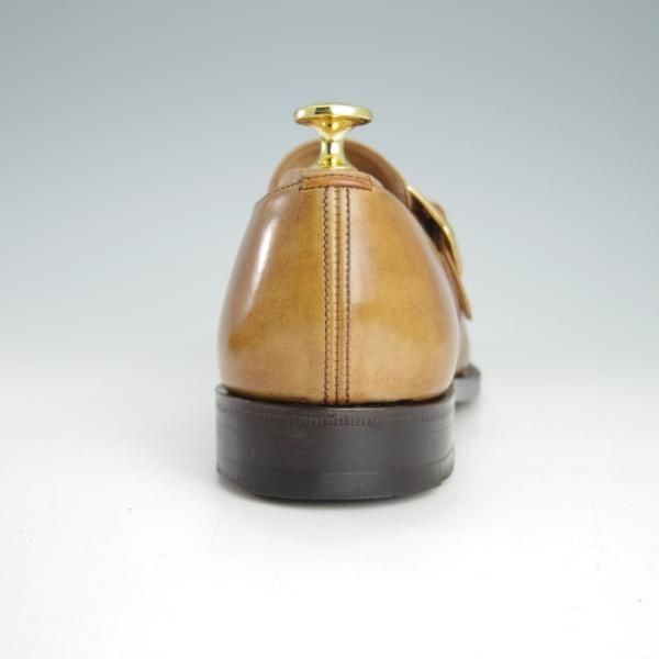 美品★チャーチ 60F/UK6【貴重★73ラスト/SYDNEY/シドニー】モンクストラップ/4都市ロゴ/カーフ/薄茶/メンズ/Church's★h098