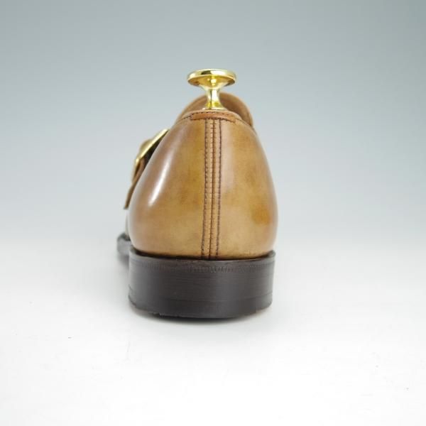 美品★チャーチ 60F/UK6【貴重★73ラスト/SYDNEY/シドニー】モンクストラップ/4都市ロゴ/カーフ/薄茶/メンズ/Church's★h098