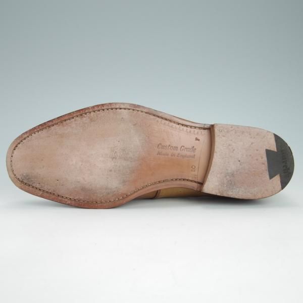 美品★チャーチ 60F/UK6【貴重★73ラスト/SYDNEY/シドニー】モンクストラップ/4都市ロゴ/カーフ/薄茶/メンズ/Church's★h098