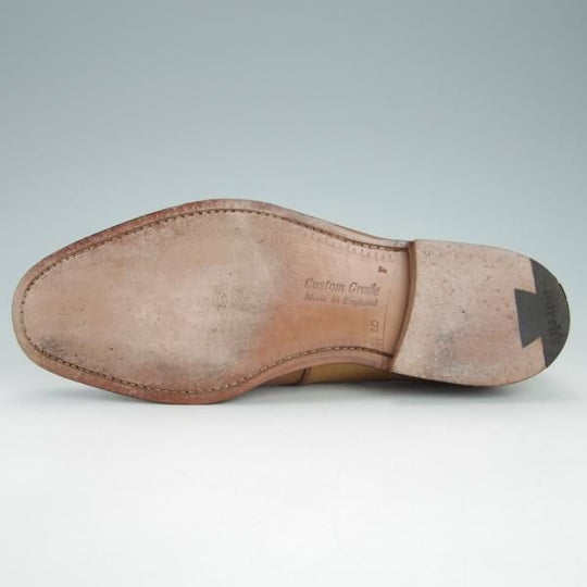 美品★チャーチ 60F/UK6【貴重★73ラスト/SYDNEY/シドニー】モンクストラップ/4都市ロゴ/カーフ/薄茶/メンズ/Church's★h098