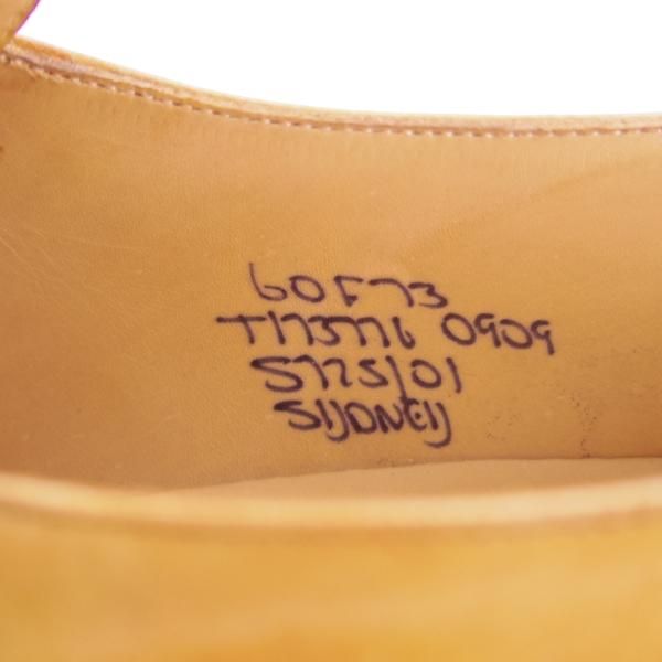 美品★チャーチ 60F/UK6【貴重★73ラスト/SYDNEY/シドニー】モンクストラップ/4都市ロゴ/カーフ/薄茶/メンズ/Church's★h098