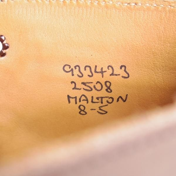 極美品★トリッカーズ SIZE 8【現行定価￥96,800-★ダイナイトソール/MALTON/モールトン】2508/カントリーブーツ/濃茶/Tricker's★h099