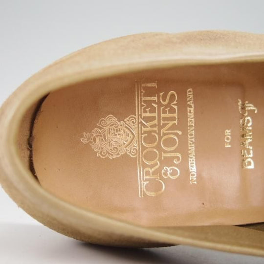 極美品★クロケット&ジョーンズ 9.5E【定価￥74,800-★ビームスF別注/CAMDEN】366ラスト/コインローファー/スエード/Crockett&Jones★h100