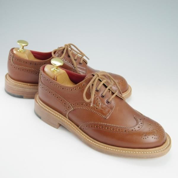 ★送料無料★未使用品★定価9.9万円★ トリッカーズ　Tricker's ★ DAKS別注 ★ ツートーン・ブローグ・ブーツ ★size7.5★ トリッカーズ SIZE 4.5レディース☆バートン⁄BOURTON | 高級中古
