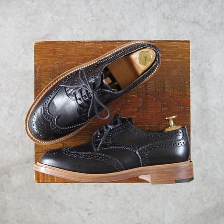 未使用★トリッカーズ(レディース) SIZE 4.5【定価￥82,500-★SLY別注/L5679/ANNE】カントリーシューズ/フルブローグ/黒/Tricker's★h103