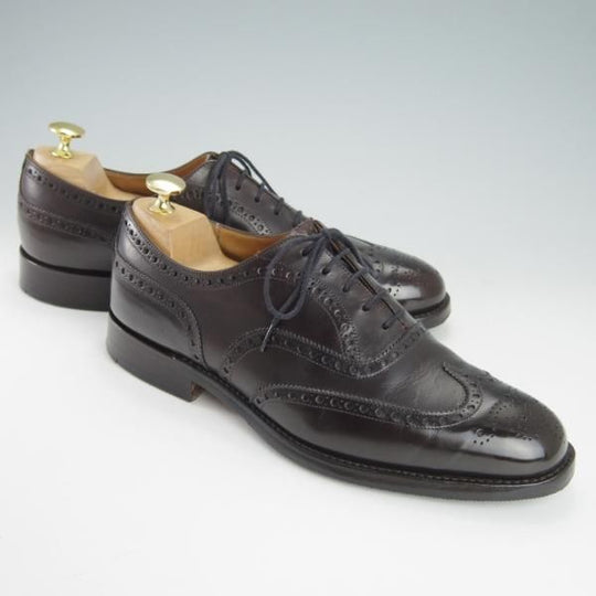 極上★チャーチ 60F/UK6【定価￥136,400-★チェットウィンド/CHETWYND】173ラスト/フルブローグ/カーフ/濃茶/メンズ/Church's★h104