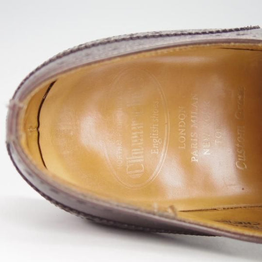 極上★チャーチ 60F/UK6【定価￥136,400-★チェットウィンド/CHETWYND】173ラスト/フルブローグ/カーフ/濃茶/メンズ/Church's★h104