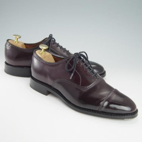極美品★(米)アレンエドモンズ 7D【定価￥167,400-★コードバン/Park Avenue/パークアベニュー】ストレートチップ/ALLEN EDMONDS★h105