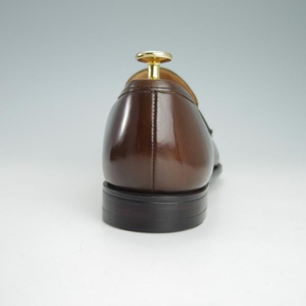 ほぼ未使用★クロケット&ジョーンズ 6E【定価￥104,500-★ハンドグレード/CRAWFORD】363ラスト/ローファー/濃茶/Crockett&Jones★h106