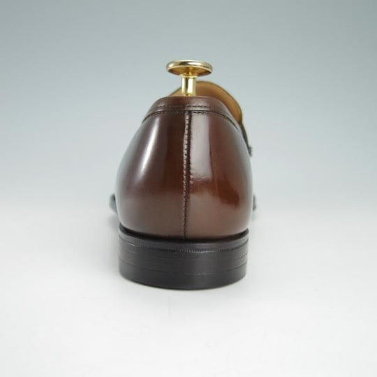 ほぼ未使用★クロケット&ジョーンズ 6E【定価￥104,500-★ハンドグレード/CRAWFORD】363ラスト/ローファー/濃茶/Crockett&Jones★h106