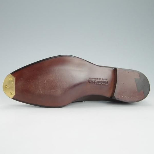 ほぼ未使用★クロケット&ジョーンズ 6E【定価￥104,500-★ハンドグレード/CRAWFORD】363ラスト/ローファー/濃茶/Crockett&Jones★h106