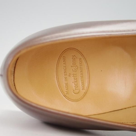 ほぼ未使用★クロケット&ジョーンズ 6E【定価￥104,500-★ハンドグレード/CRAWFORD】363ラスト/ローファー/濃茶/Crockett&Jones★h106