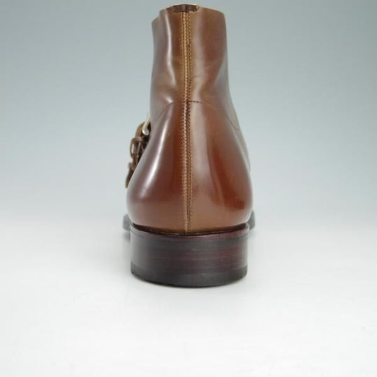 極美品★(スペイン製)CARMINA/カルミナ SIZE 7【注文価格￥125,644-★茶系コードバン/BOURBON/ホーウィン社】80523/SOLLERラスト★h108