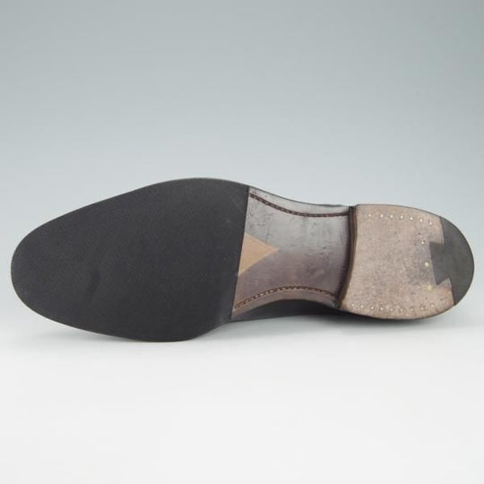 極上★チャーチ 80F/UK8【最上級★ロイヤルコレクション/002ラスト】EDWARD/4都市ロゴ/セミブローグ/カーフ/黒/メンズ/Church's★h116