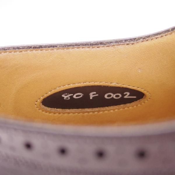 極上★チャーチ 80F/UK8【最上級★ロイヤルコレクション/002ラスト】EDWARD/4都市ロゴ/セミブローグ/カーフ/黒/メンズ/Church's★h116