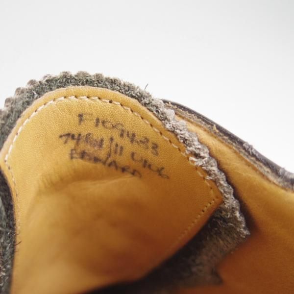 極上★チャーチ 80F/UK8【最上級★ロイヤルコレクション/002ラスト】EDWARD/4都市ロゴ/セミブローグ/カーフ/黒/メンズ/Church's★h116