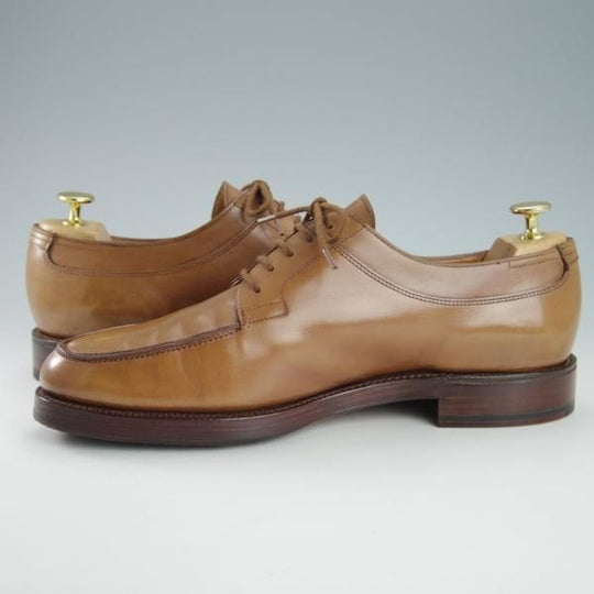 極上★ジョンロブ 8.5E【貴重★ビンテージ年代の初期BARROS/バロス】PARISロゴ/292ラスト/Uチップ/カーフ/薄茶/メンズ/JOHN LOBB★h117