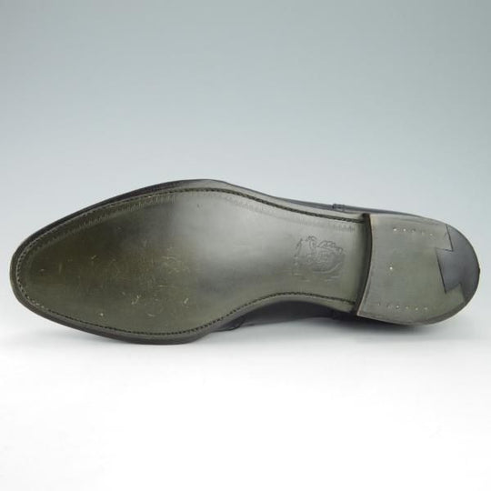 ほぼ試着程度★クロケット&ジョーンズ 8E【★(英)ポールスミス別注/Paul Smith】ブラインドブローグ/カーフ/黒/Crockett&Jones★h118