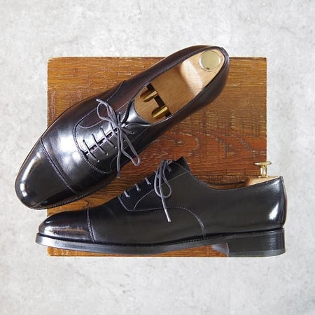 極上★J.M.ウェストン 8D【定価￥137,500-★300/ボックスカーフ/11ラスト】ストレートチップ/黒/メンズ/Weston/ウエストン★h119