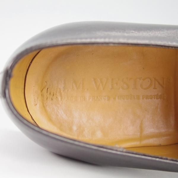 極上★J.M.ウェストン 8D【定価￥137,500-★300/ボックスカーフ/11ラスト】ストレートチップ/黒/メンズ/Weston/ウエストン★h119