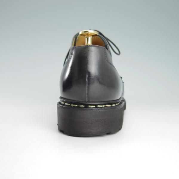 極美品★パラブーツ SIZE 8【定価￥71,500-★シャンボード/CHAMBORD】TEXソール/リスレザー/Uチップ/NUIT/紺/メンズ/Paraboot★h120