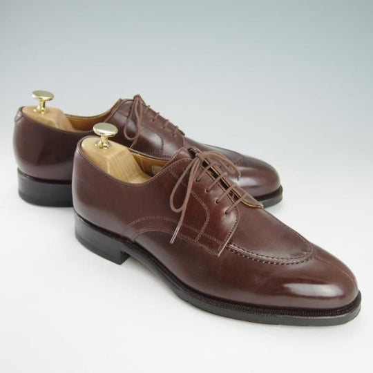 極美品★ジョンストン&マーフィー SIZE 7【★アリストクラフト/ARISTOCRAFT】Uチップ/カーフ/濃茶/メンズ/Johnston&Murphy★h121