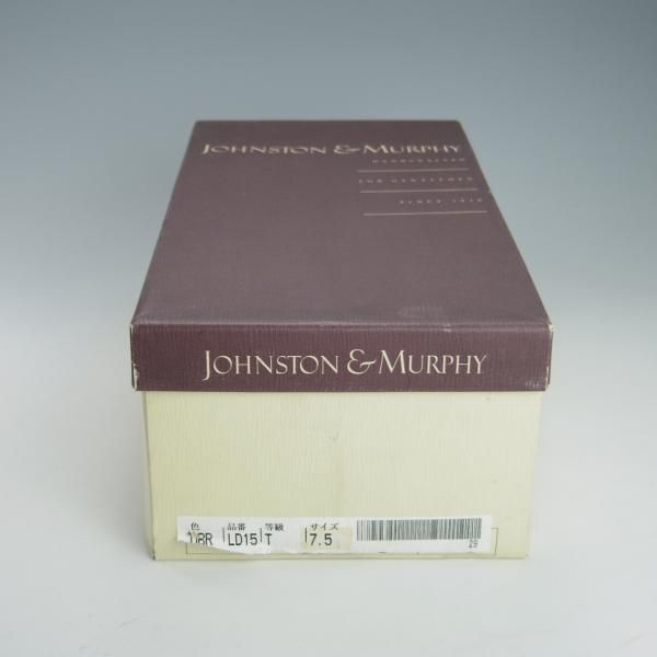 極美品★ジョンストン&マーフィー SIZE 7【★アリストクラフト/ARISTOCRAFT】Uチップ/カーフ/濃茶/メンズ/Johnston&Murphy★h121