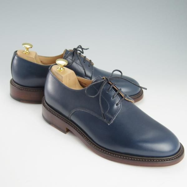SANDERS/MARK MCNAIRY　ネイビー　ドレスシューズ 未使用☆(英)サンダース製 UK8/US9【☆マークマクナイリー別注
