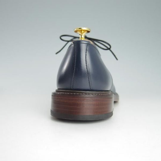 未使用★(英)サンダース製 UK8/US9【★マークマクナイリー別注/プレーントゥ】カーフ/紺/メンズ/SANDERS/MARK MCNAIRY★h122