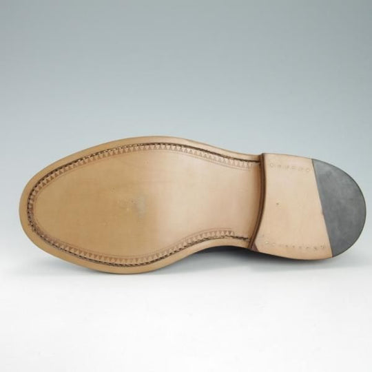 未使用★(英)サンダース製 UK8/US9【★マークマクナイリー別注/プレーントゥ】カーフ/紺/メンズ/SANDERS/MARK MCNAIRY★h122