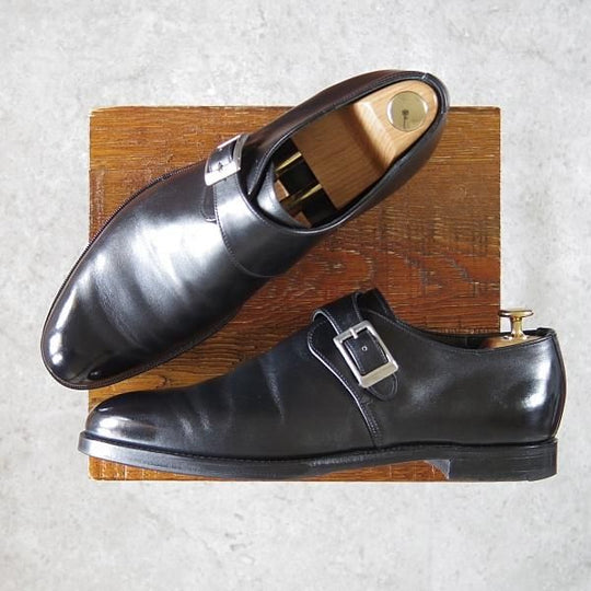 ★(英)グレンソン 9E【最上級★マスターピース/モンクストラップ】35978-01/カーフ/黒/メンズ/GRENSON★h123