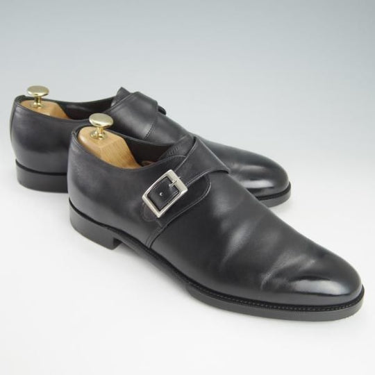 ★(英)グレンソン 9E【最上級★マスターピース/モンクストラップ】35978-01/カーフ/黒/メンズ/GRENSON★h123